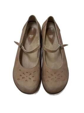 Dansko Guinevere Leather Laser Cut Mary Jane Flats size 9/9.5